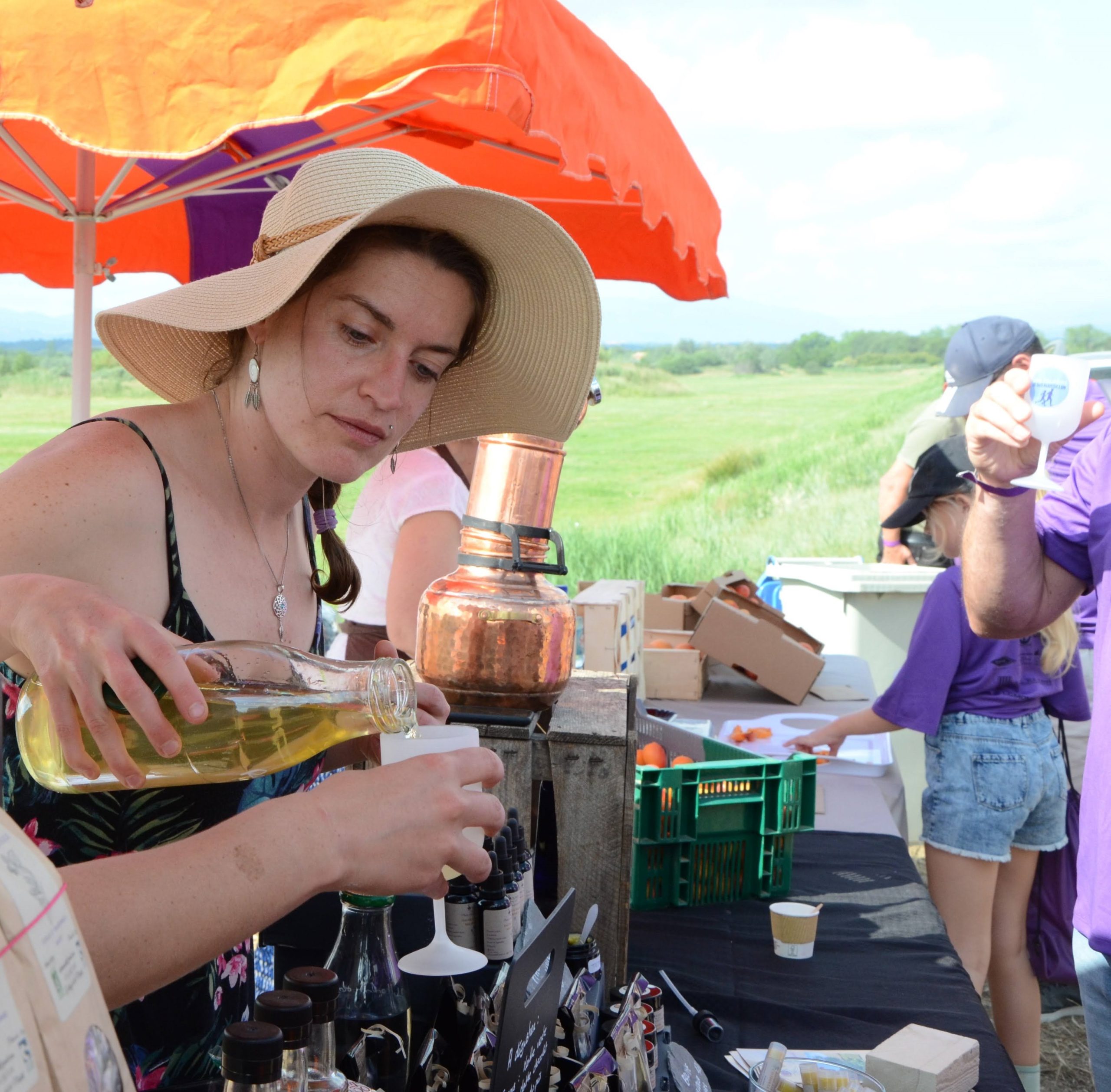 jour de marché pour Solana Mantet