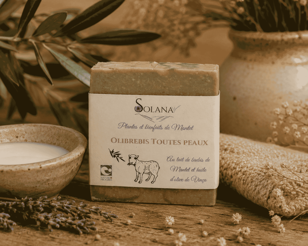 Savon au lait de brebis, soin naturel formulé pour peaux sensibles