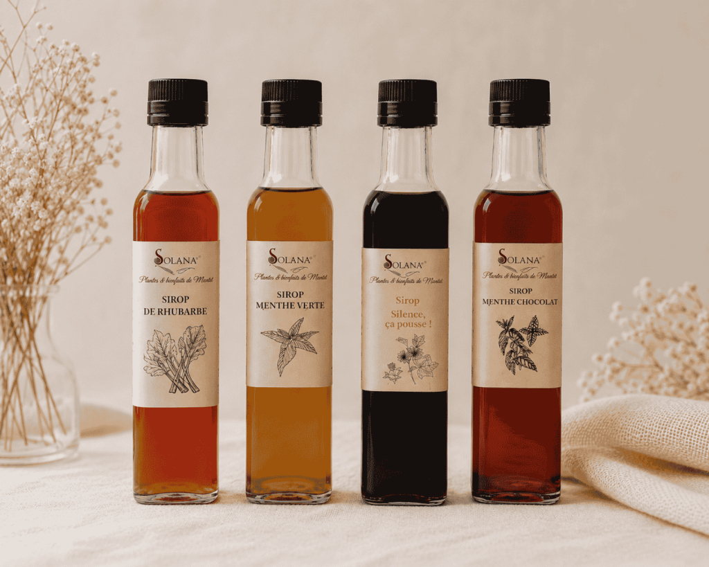 Sirops artisanaux, produits naturels pour toute la famille