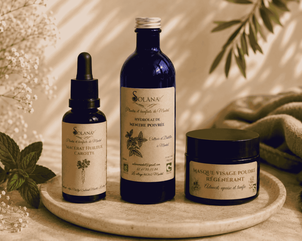 Soins naturels pour l'éclat de la peau et la tonicité