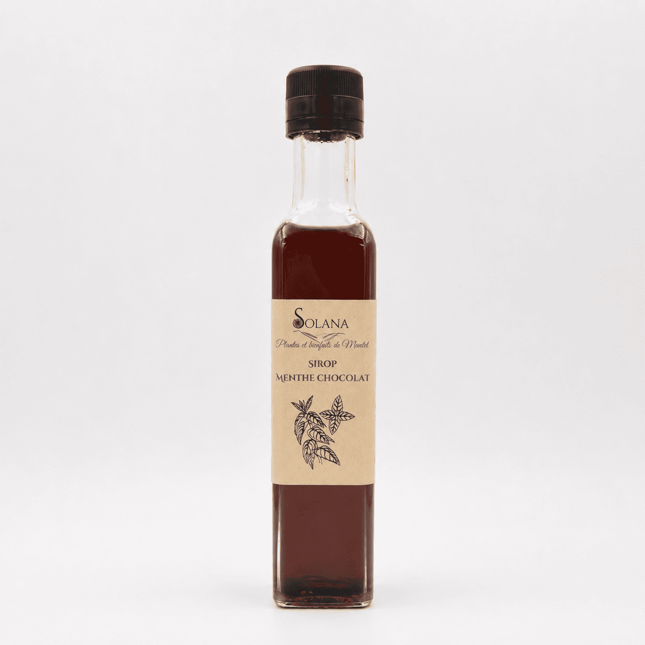 Sirop de menthe poivrée bio Solana