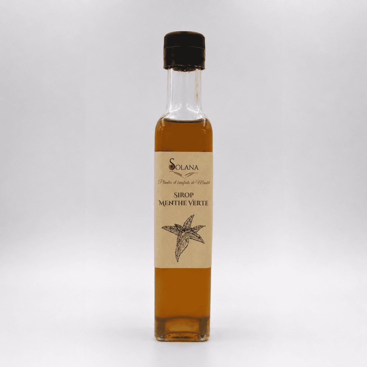 Sirop de menthe artisanale bio Solana